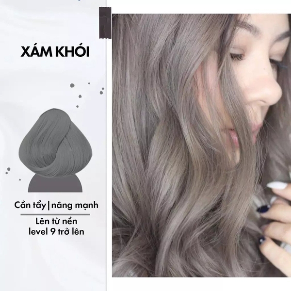 Nhuộm tóc nam màu xám khói  Hot Trend 2020 và điều lưu ý